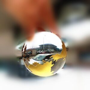 Globe Terrestre En Cristal